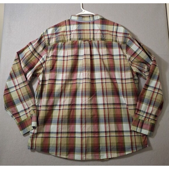 TOMMY BAHAMA Jeans Shirt Mens 2XL Island Crafted Modern Fit Plaid Casual Party - Picture 5 of 7